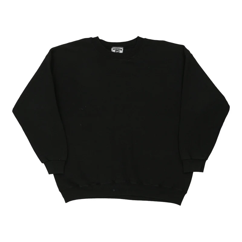 Lee Sweatshirt - 2XL Black Cotton Blend