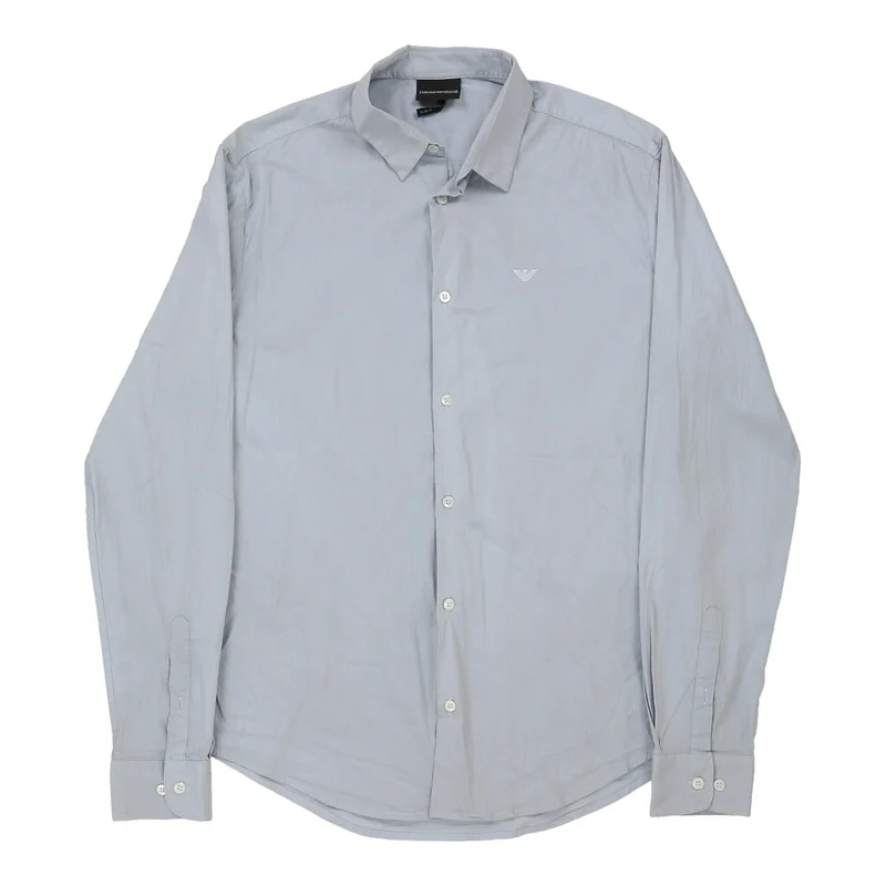 Emporio Armani Shirt - XL Blue Cotton