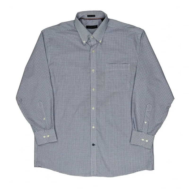 Tommy Hilfiger Checked Shirt - XL Blue Cotton