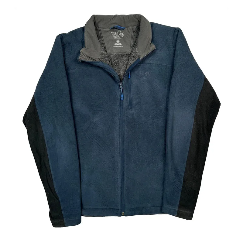 Mountain Hard Wear Fleece Jacket - Large Blue Polyester