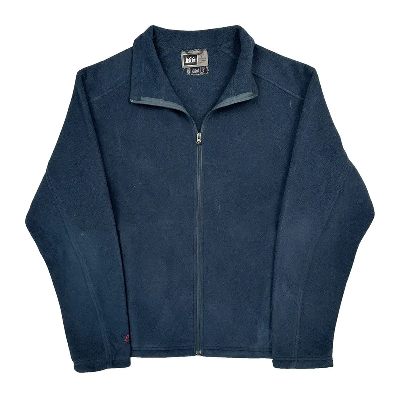 Rei Fleece Jacket - Large Blue Polyester