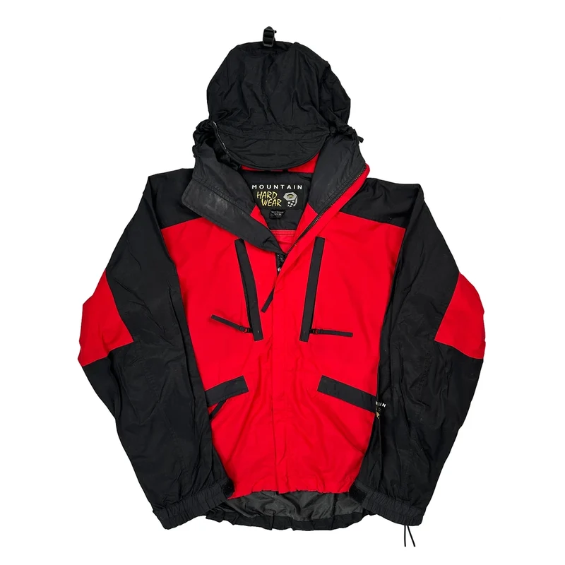 Technical Mountain Hard Wear Ski Jacket - Medium Red Polyester