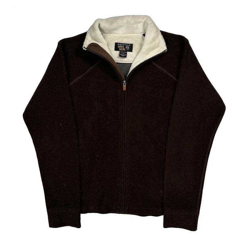Mountain Hard Wear Fleece Jacket - Medium Brown Polyester