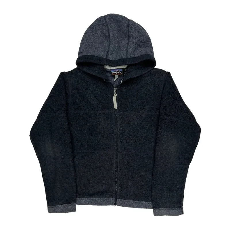 Made In USA Patagonia Synchilla Fleece Jacket - Medium Grey Polyester