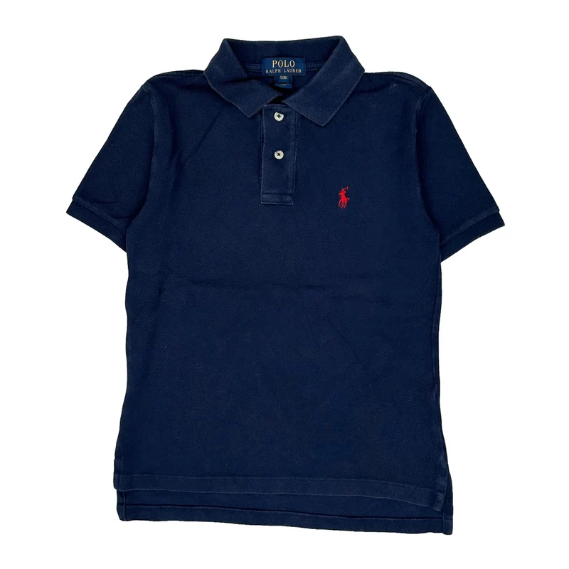 Age 6-7 Polo By Ralph Lauren Polo Shirt - Small Navy Cotton