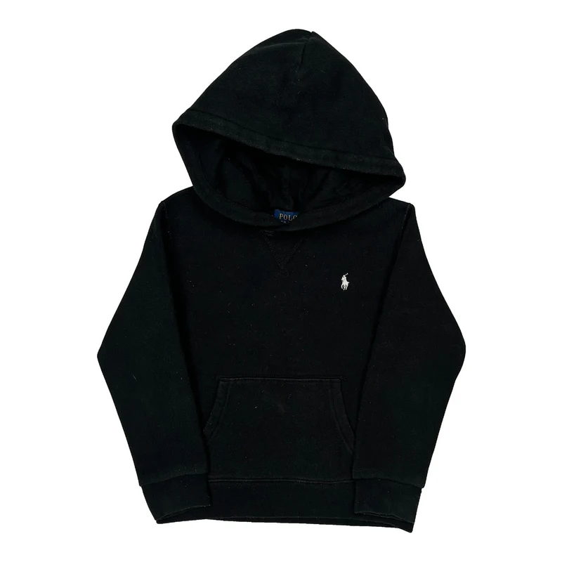 Age 5 Polo By Ralph Lauren Hoodie - XS Black Cotton