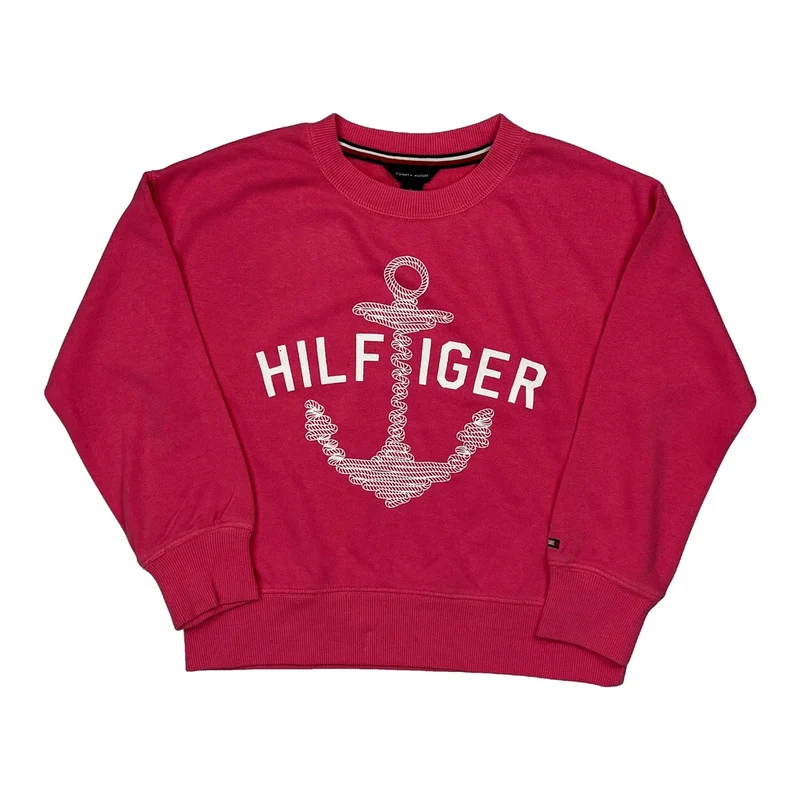 Age 5 Tommy Hilfiger Sweatshirt - XS Pink Cotton