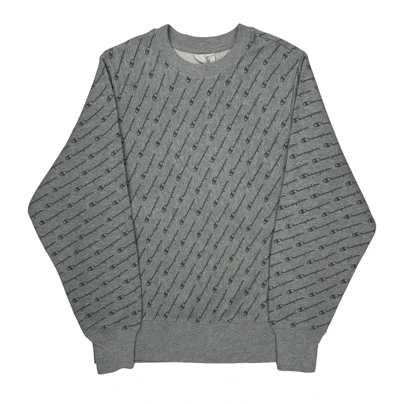Reverse Weave Champion Sweatshirt - Medium Gray Cotton