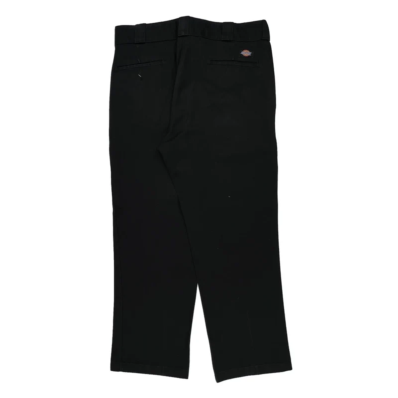 Dickies Pants - 34W 29L Black Polyester Blend