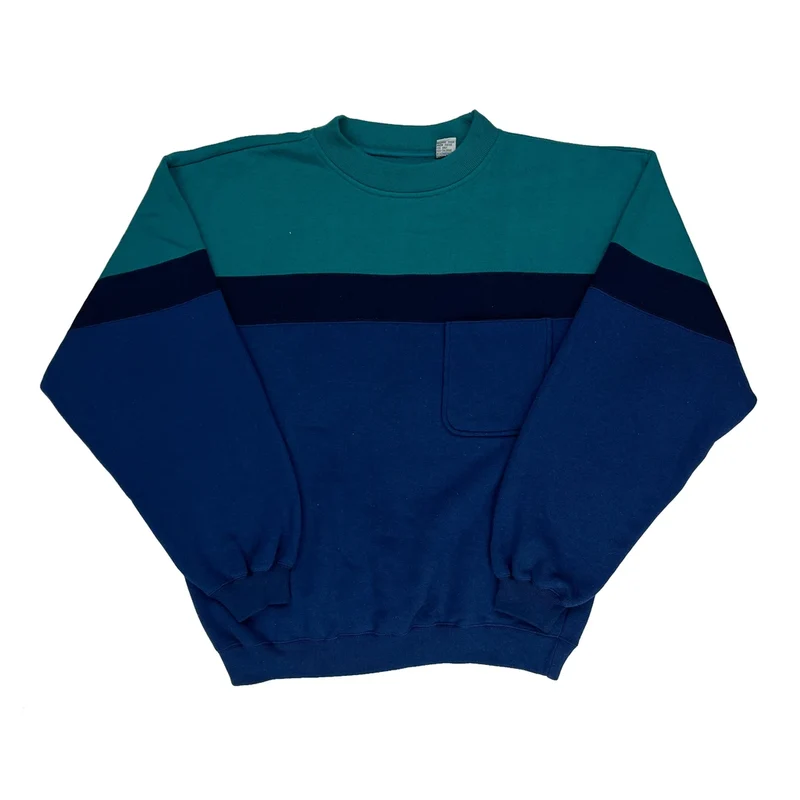 Unbranded Sweatshirt - Medium Blue Polyester Blend