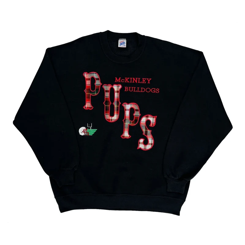 Mckinley Bulldogs Jerzees Graphic Sweatshirt - XL Black Cotton