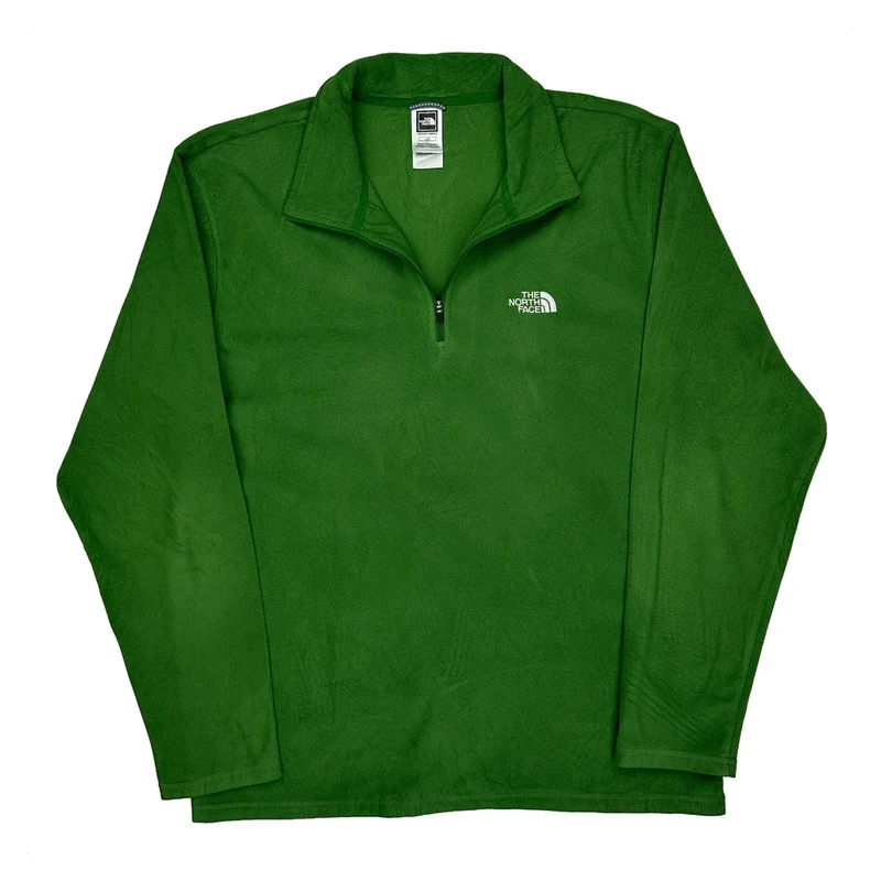 The North Face Fleece - Large Green Polyester