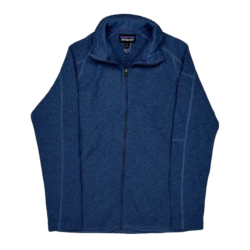Patagonia Fleece Jacket - Medium Blue Polyester