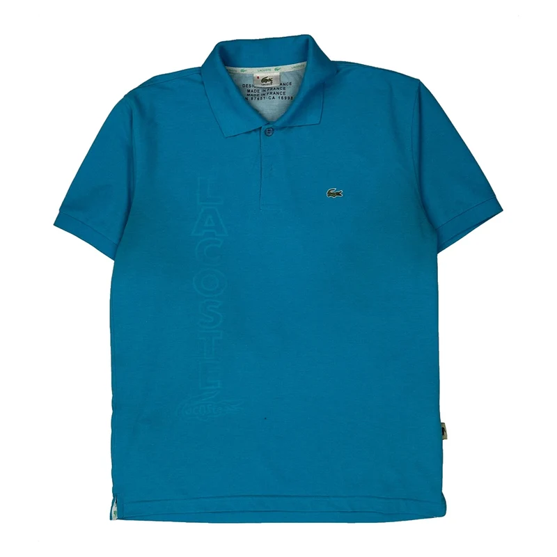 Lacoste Polo Shirt - Medium Blue Cotton