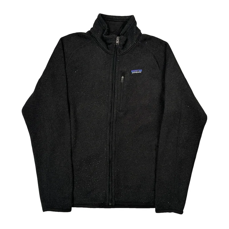 Patagonia Fleece Jacket - Medium Black Polyester