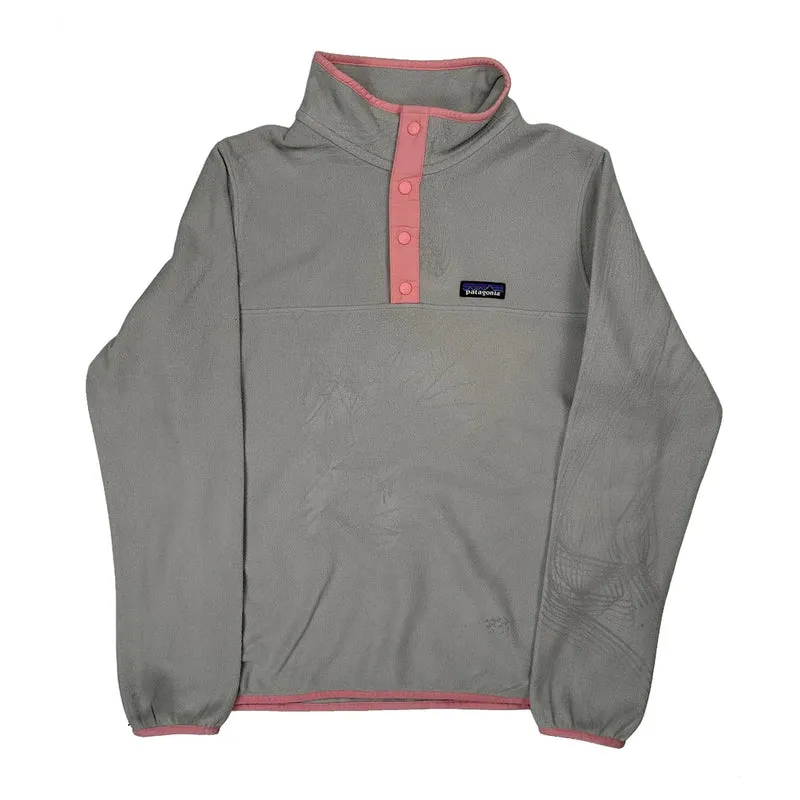 Patagonia T Snap Fleece - Large Gray Polyester