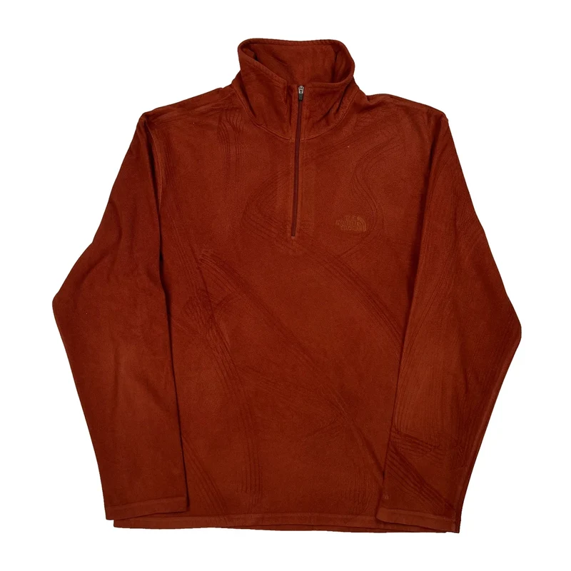 The North Face Fleece - Medium Red Polyester