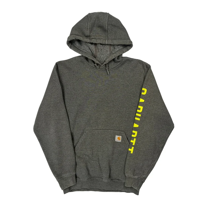 Carhartt Hoodie - Small Gray Cotton