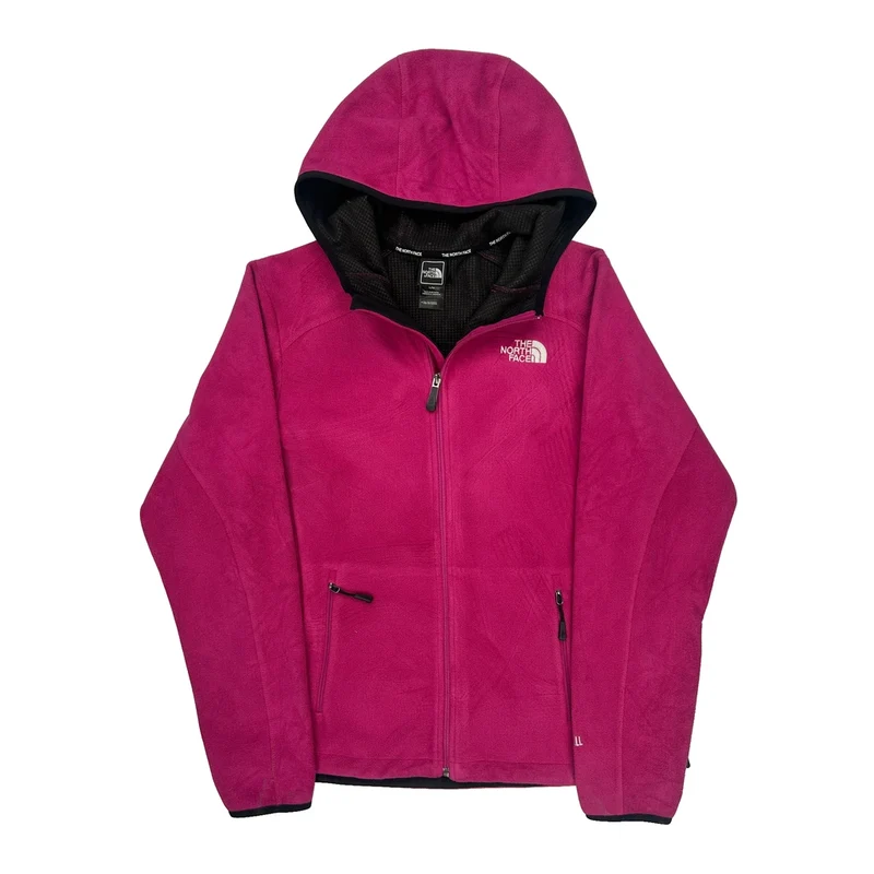 The North Face Fleece Jacket - Large Pink Polyester