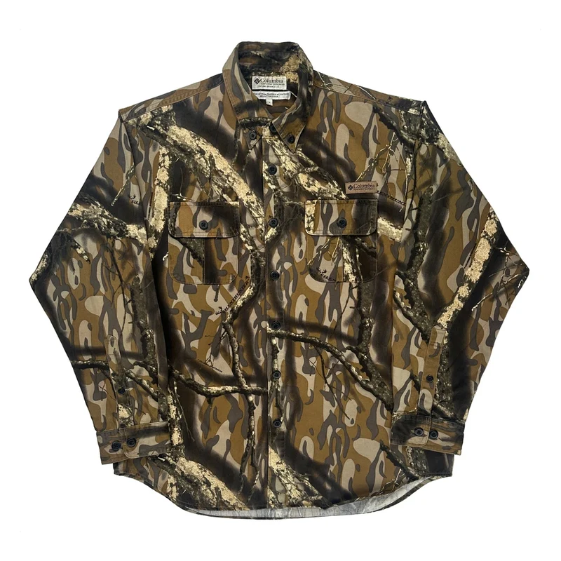Columbia Camo Shirt - Medium Brown Cotton