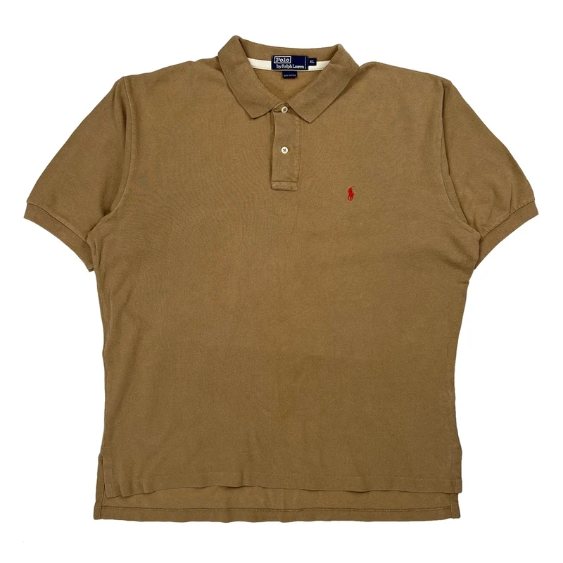 Polo By Ralph Lauren Polo Shirt - XL Brown Cotton