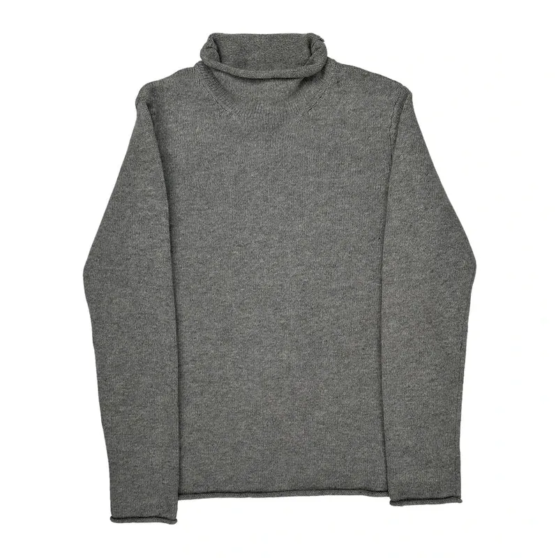 Ralph Lauren Roll Neck Sweater - Medium Gray Cashmere Blend