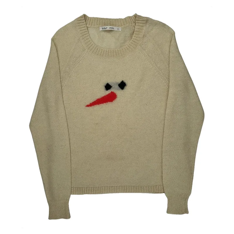 Woolrich Christmas Sweater - Medium Beige Wool