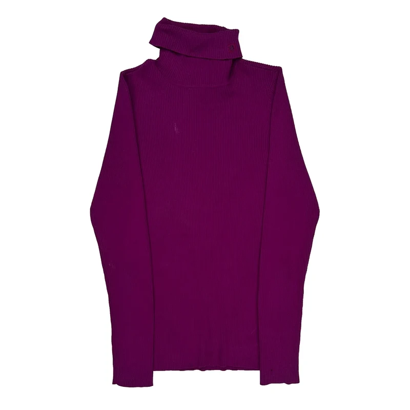 Ralph Lauren Sweater - Large Purple Cotton