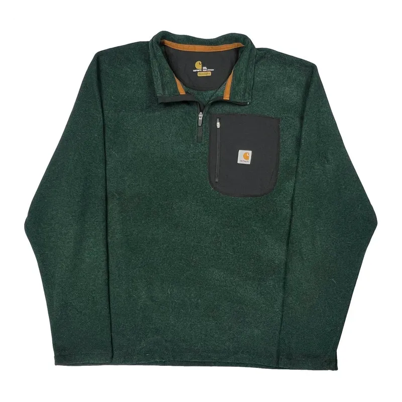 Carhartt Fleece - 2XL Green Polyester