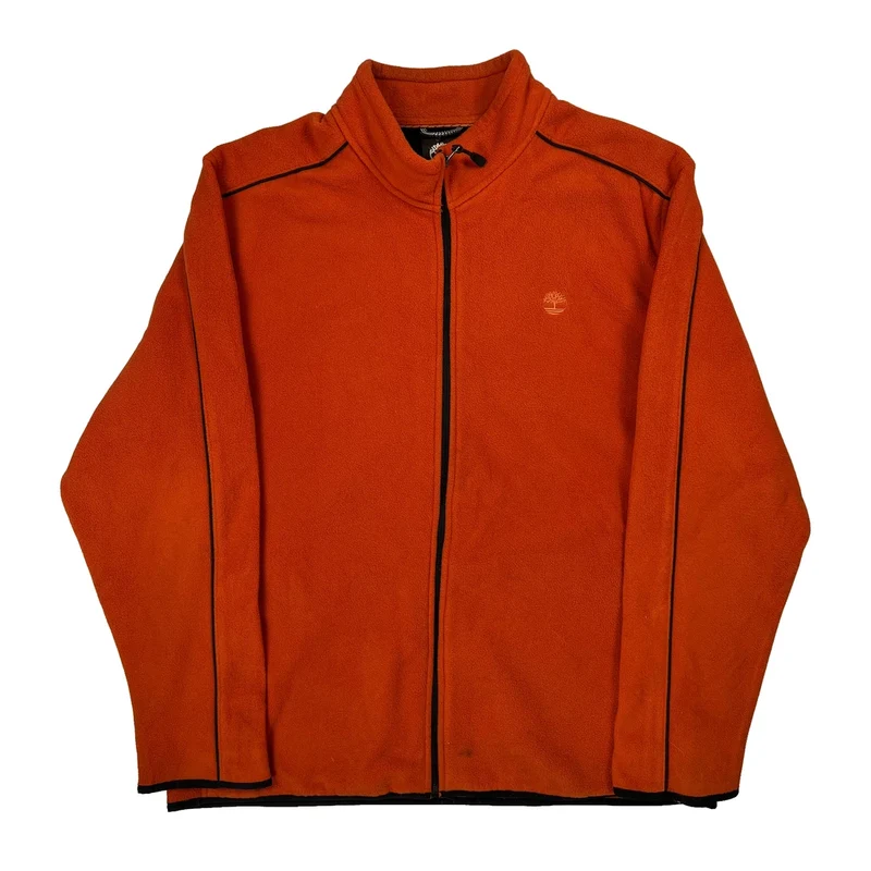 Timberland Fleece Jacket - XL Orange Polyester