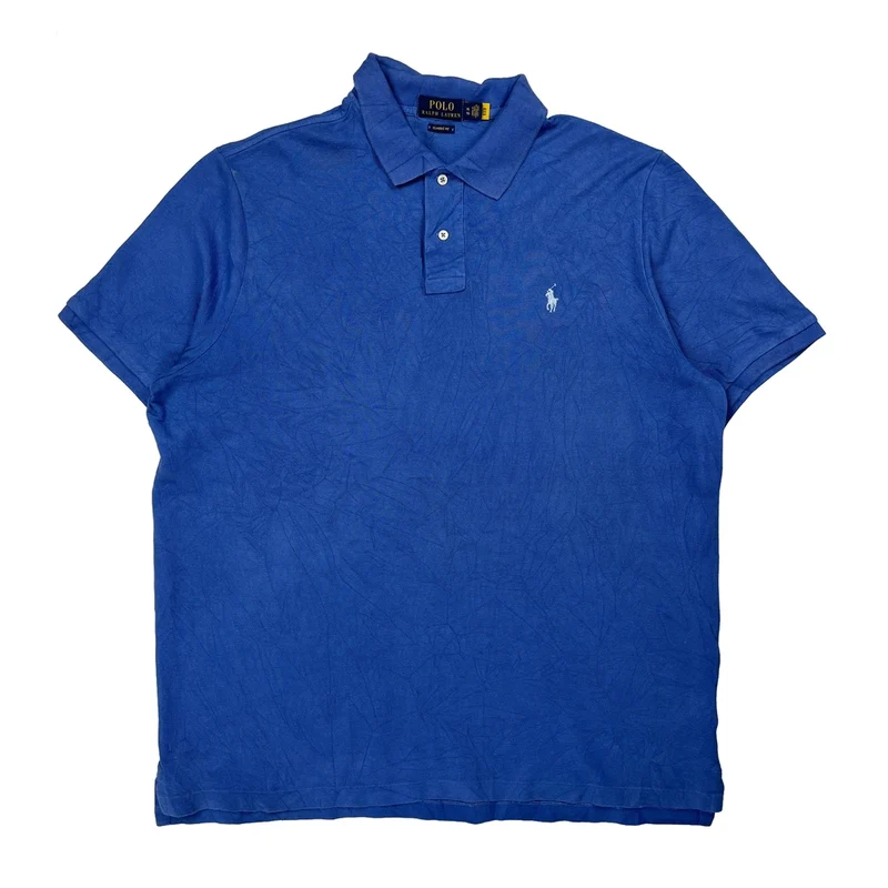 Polo By Ralph Lauren Polo Shirt - XL Blue Cotton