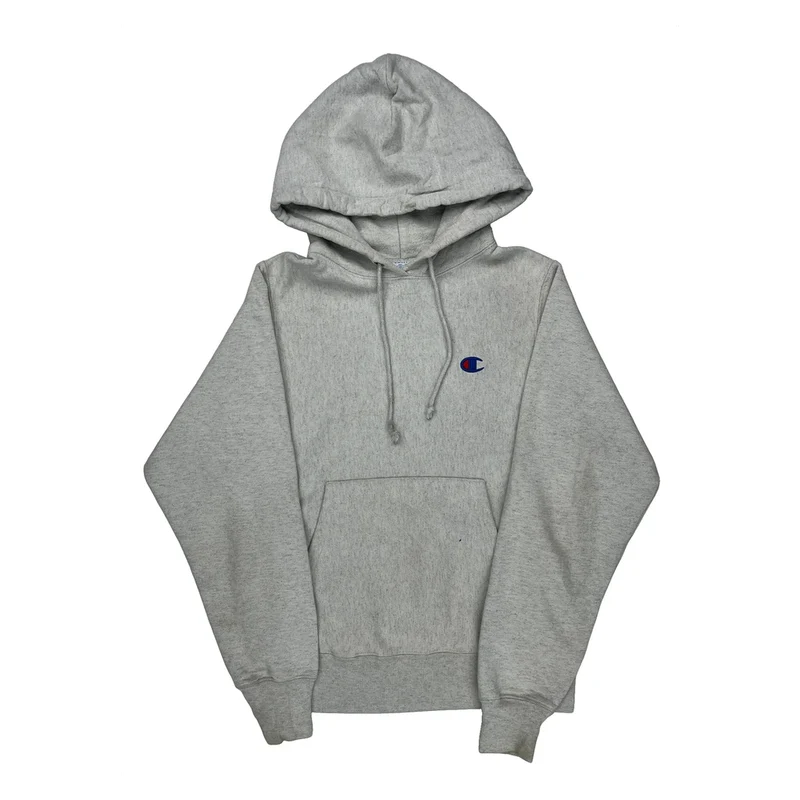 Reverse Weave Champion Hoodie - XS Gray Cotton