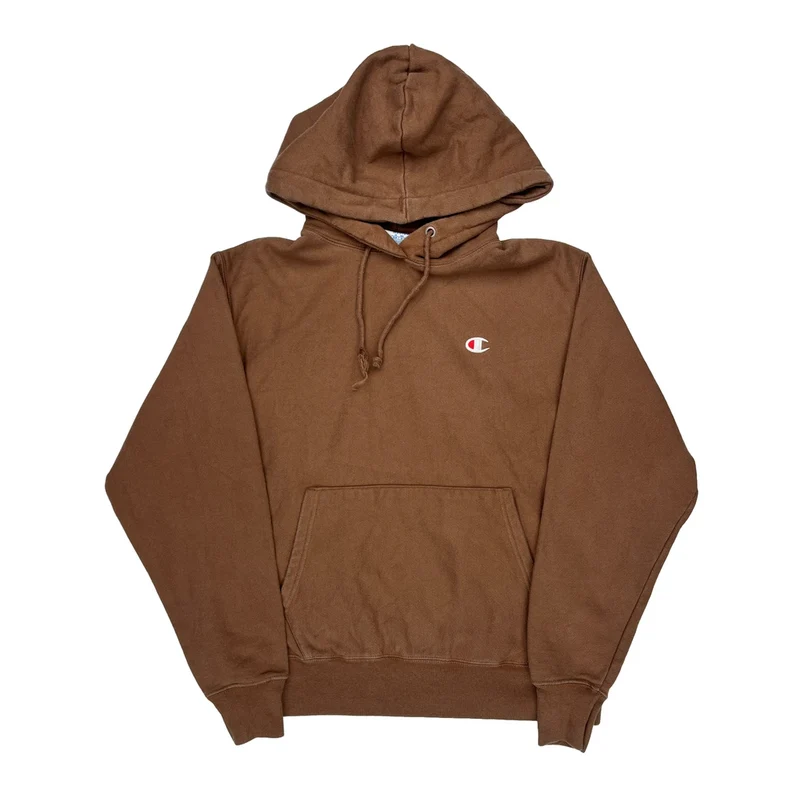 Reverse Weave Champion Hoodie - Medium Brown Cotton