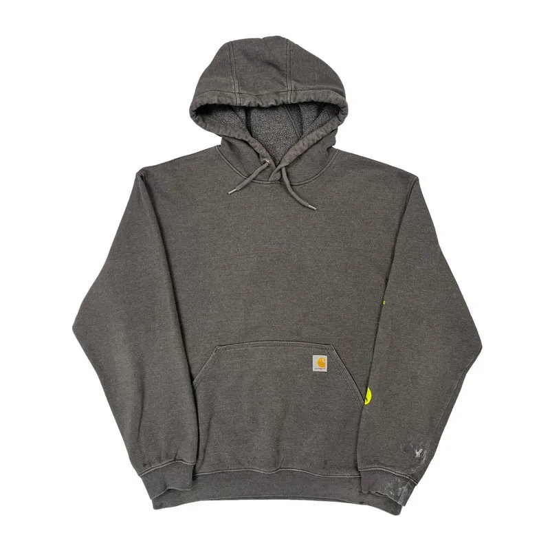Carhartt Hoodie - Large Gray Cotton Blend