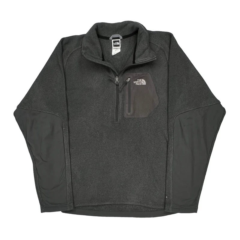 The North Face Fleece - Large Gray Polyester