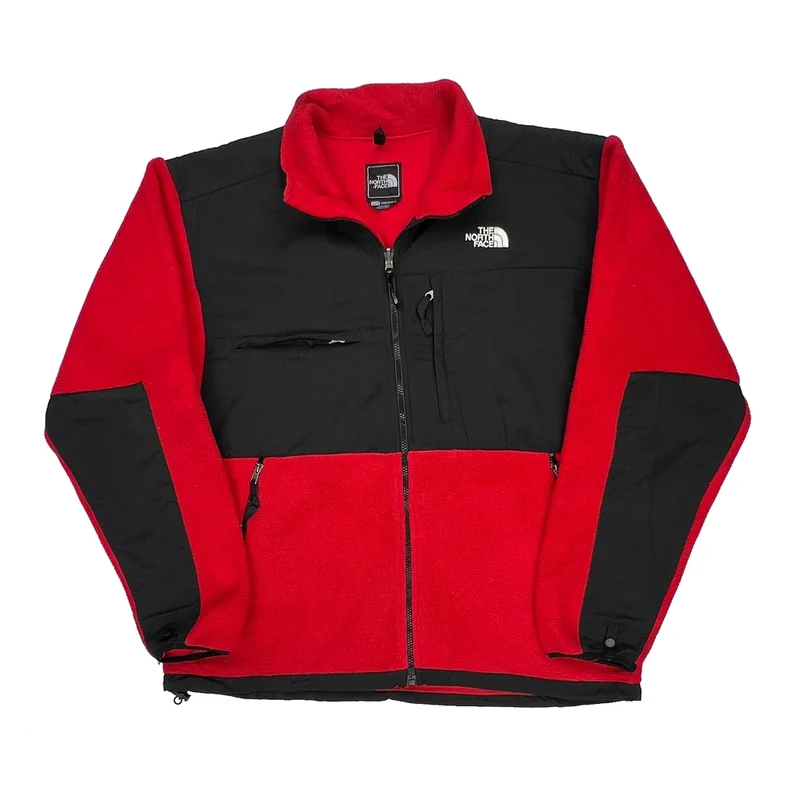 The North Face Denali Fleece Jacket - XL Red Polyester