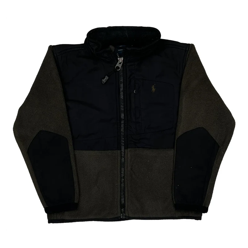 Age 5 Polo By Ralph Lauren Fleece Jacket - XS Green Polyester