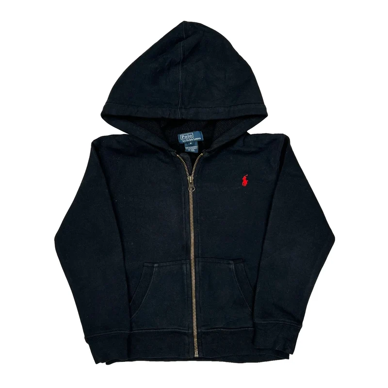 Age 5 Polo By Ralph Lauren Hoodie - XS Black Cotton