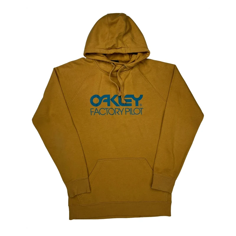 Oakley Hoodie - Small Yellow Cotton