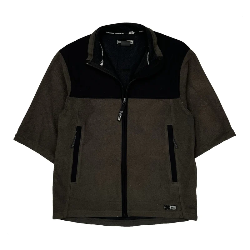 Rei Fleece Jacket - Medium Green Polyester