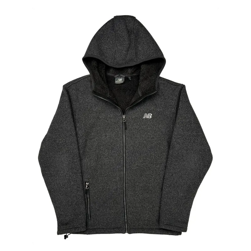 New Balance Fleece Jacket - Medium Grey Polyester