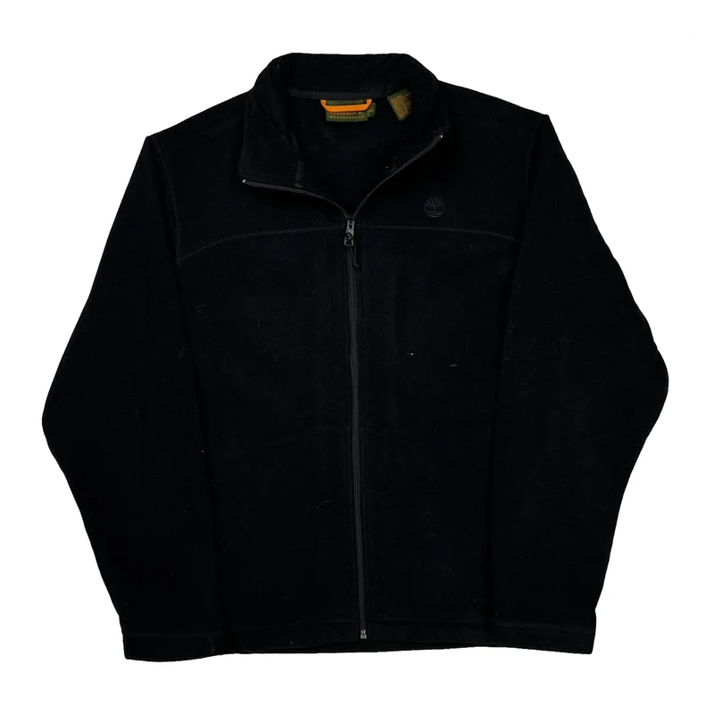 Timberland Fleece Jacket - Large Black Polyester