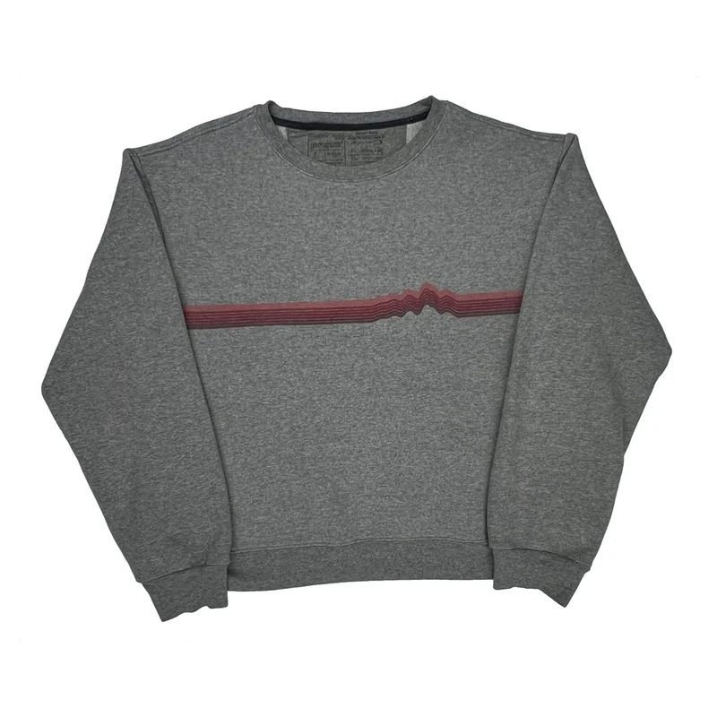 Patagonia Sweatshirt - Large Gray Cotton