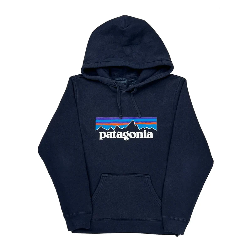 Patagonia Hoodie - XS Navy Cotton