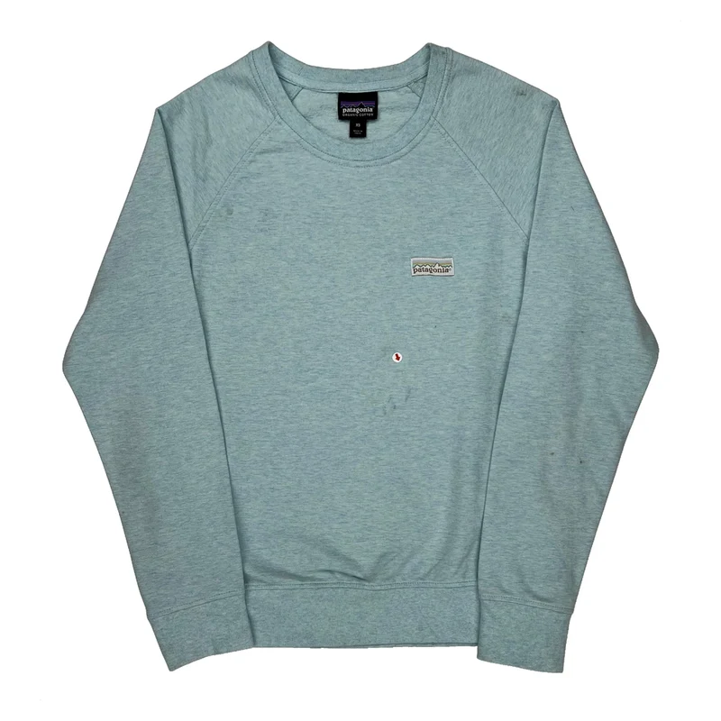 Patagonia Sweatshirt - XS Blue Cotton