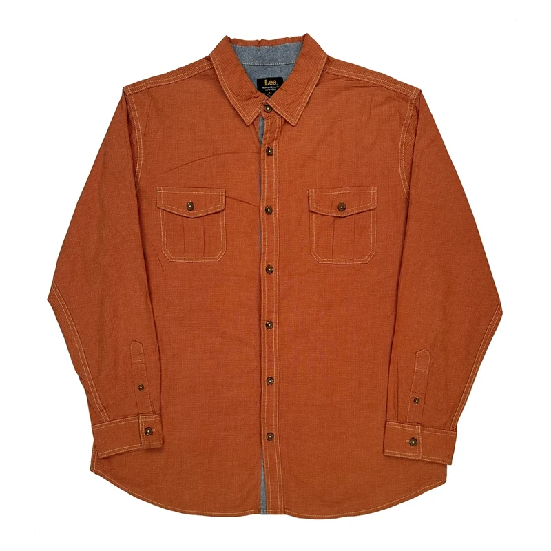 Lee Shirt - XL Orange Cotton