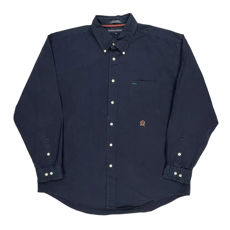 Tommy Hilfiger Shirt - XL Navy Cotton