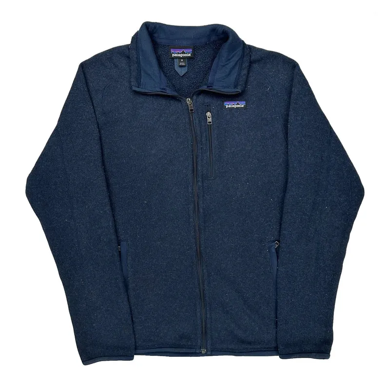 Patagonia Fleece Jacket - Medium Blue Polyester
