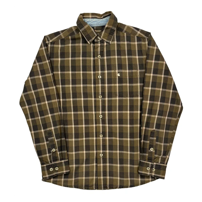 Carhartt Checked Shirt - Medium Brown Cotton