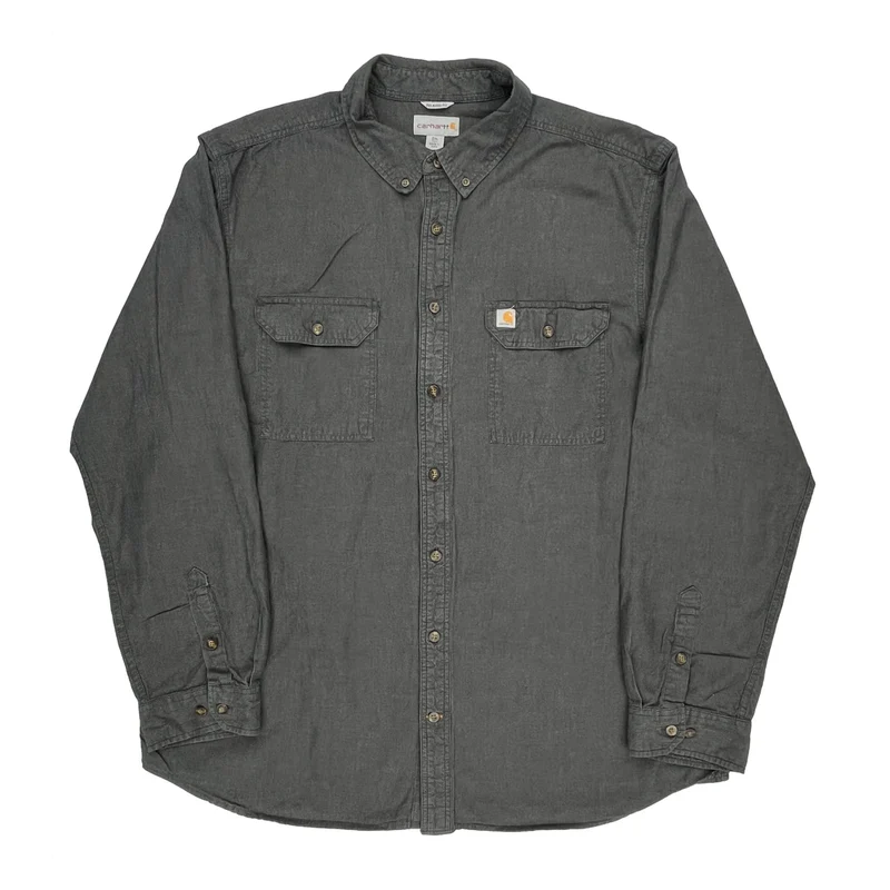 Carhartt Shirt - 2XL Gray Cotton